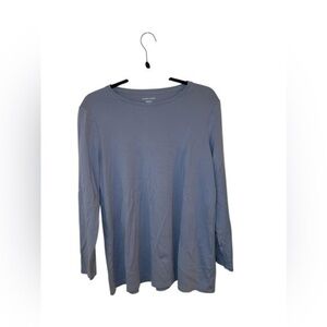 Eileen Fisher Long Sleeve Tee - Blue size M
